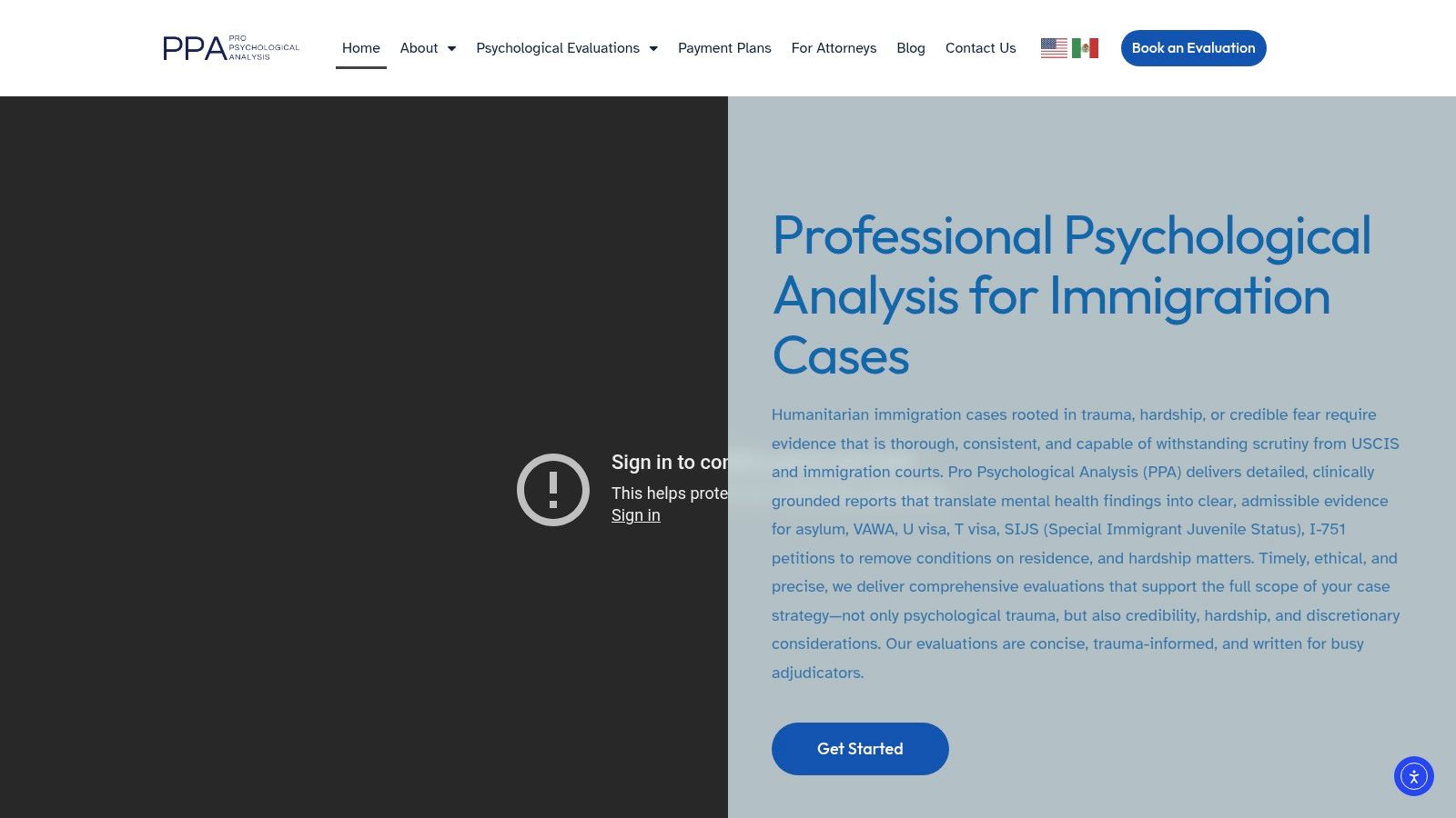 Screenshot from https://ppanalysis.com